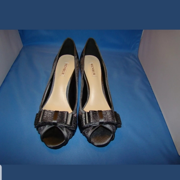 MENBUR Liatris Lace Insert Peep toa Pump 39 - Picture 4 of 6